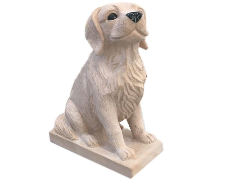 Custom Stone Dog Memorial Statue